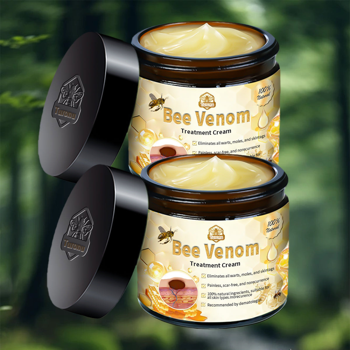 🐝🐝First 100 people to order each day get double ✨𝑇𝑢𝑟𝑜𝑛𝑢™ Bee Venom Skin Cream